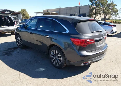 2014 Acura Mdx Technology Package from USA, damaged, VIN 5FRYD3H43EB012490